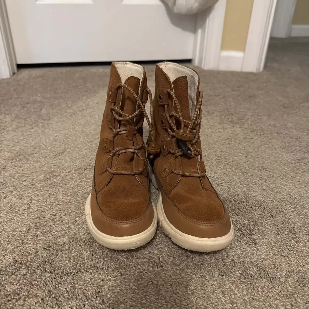 Children's/Youth Sorel Explorer‎ - Velvet Tan, Chalk